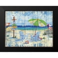 thumbnail image 2 of Brent, Paul 24x19 Black Modern Framed Museum Art Print Titled - Beach Signs I, 2 of 5