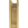 thumbnail image 4 of 8"W x 16"D x 24"H Classic Emerson Rough Cedar Woodgrain TimberThane Corbel, Primed Tan, 4 of 6