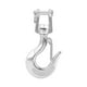 thumbnail image 1 of Riwesomey Gancho de seguridad de 2 piezas Gran capacidad de carga Gancho de elevación giratorio de acero inoxidable 304 Gancho de ojo de acero con Herramientas y ferretería Riwesomey TO004489-00, 1 of 6