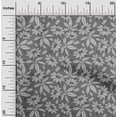 thumbnail image 2 of oneOone Tissu en Coton Flex Gris Tissu Floral pour Robe Tissu Imprimé au Mètre 40 Pouces de Large, 2 of 4
