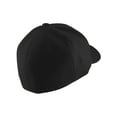 thumbnail image 4 of Blank Fitted Curved Cap Hat, Black 6 3/4, 4 of 4