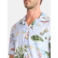 thumbnail image 4 of George Men's and Big Men's Holiday Camp Shirt, Sizes S-3XL, 4 of 5