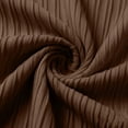 thumbnail image 5 of Blmnix Elegant Dresses Dress for Women Vacation Striped Dress Peplum Under Dress Crew Neck Mini Short Sleeve Brown Womens Summer Dresses Casual L, 5 of 9