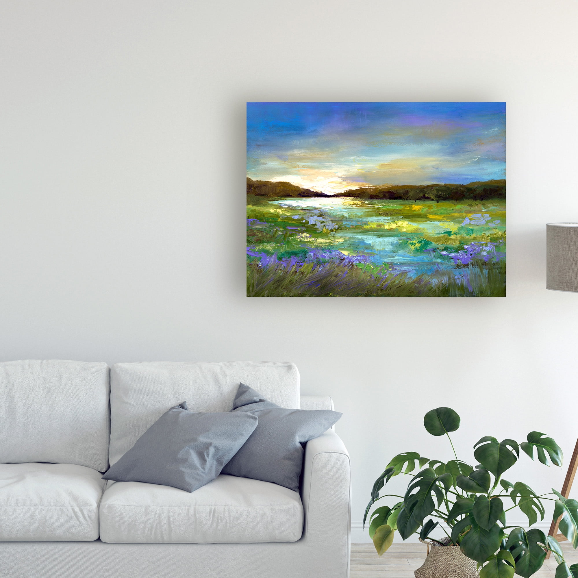 Trademark Fine Art 'Radiant Evening' Canvas Art by Sheila Finch