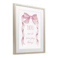 thumbnail image 2 of Stupell Industries Shabby Chic Feminine Encouragement Ribbon Birch Framed Print Under Glass, 17 x 21, by Cindy Jacobs, 2 of 8