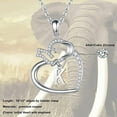 thumbnail image 2 of DPTALR Collier Pendentif Cœur Porte-Bonheur Bijoux pour Femmes, 2 of 2