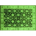 thumbnail image 1 of Ahgly Company Indoor Rectangle Oriental Green Traditional Area Rugs, 5' x 7', 1 of 4