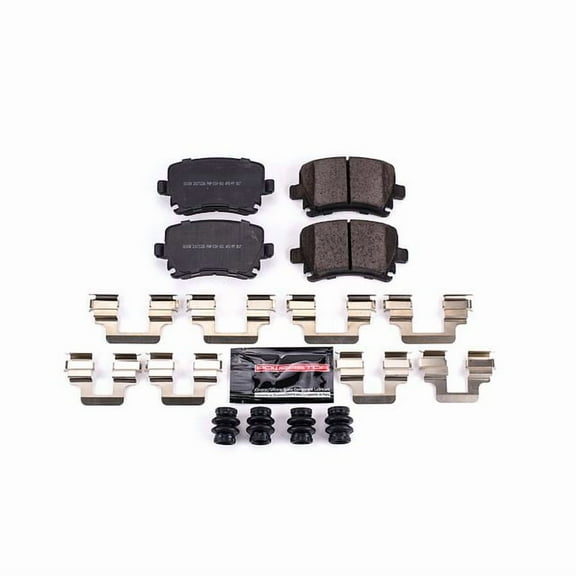 Power Stop Z23-1108 Z23 Evolution Sport Carbon Fiber-Ceramic Brake Pad -Rear