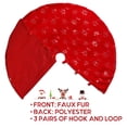 thumbnail image 4 of Falda para árbol de Navidad TOBEHIGER, color rojo, 122 cm de diámetro, 4 of 9