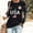 Black_001, variant on 4th Of July Patriotic Shirts for Women Usa Flag Print Long Sleeve Top Casual Loose Crew Neck T Shirts 2026 Summer Lightweight Clothing Red S