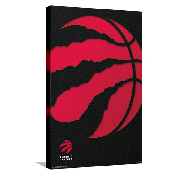 NBA Toronto Raptors - Logo 18 Canvas Wall Poster, 14.725" x 22.375"
