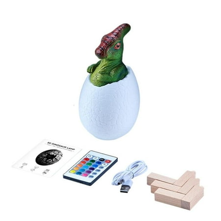 

3D Night Light Dinosaur Toys Night Lights for Kids 3D Dinosaur Lamp Light Remote Pat Touch Control Table Desk Bedroom Decor