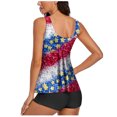 thumbnail image 5 of MKLEKYY Bikini Mujer Traje De Baño Women'S Summer Tankini Swimsuit Two Piece Printed Suspender Shorts Split Swimsuit (2), 5 of 5