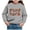 Z001-Grey, variant on WXFAZCVU Sweatshirts for Teen Girls Soft Cotton Long Sleeve Top Fall Outfits Going Out Size 11-12 Years