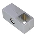 thumbnail image 2 of BQLZR 4 Pcs Silver Aluminium Alloy 2 Way Connector for 0.98inch Square Pipe, 2 of 5