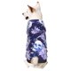 thumbnail image 1 of Fotbe blue starry sky Skull flower Sudadera con Estampado para Perros Pequeños – Suéter con Capucha para Mascotas, Tela Suave de Forro Polar con Bolsillo-Small, 1 of 7