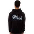 thumbnail image 2 of Black Scale Mens The Rebel X Script X Logotype Hoodie Sweatshirt, Black, Small, 2 of 2
