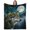 Wolf, variant on Plush Lightweight Forest Wolf Throw Blanket for Travelling Sofa moon Wolfs Blankets Gifts for Women Men Adults Wolf Lovers Decor Birthday Gifts 50×40 Inch