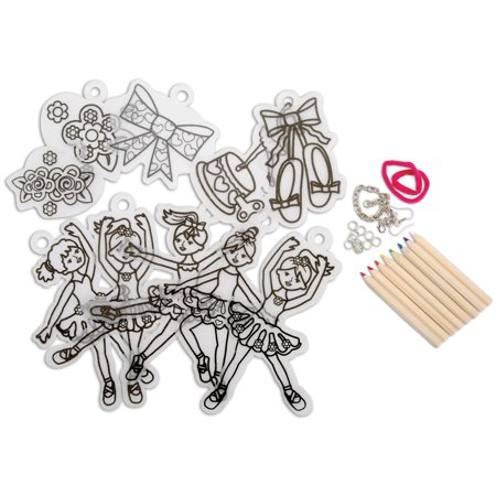 Alex Toys Shrinky Dinks kit-Ballerina Schmuck, andere, Mehrfarbig