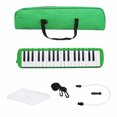 thumbnail image 1 of Melódica portátil Yuarrent ABS 37 teclas instrumento Musical verde, 1 of 6