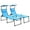 Light Blue#1, variant on Patio Furniture Outsunny 3-Seat Outdoor Patio Swing Chair with Removable Cushion, Steel Frame Stand and Adjustable Tilt Canopy for Patio, Garden, Poolside, Balcony, Backyard, Black 2,Outdoor Sofa
