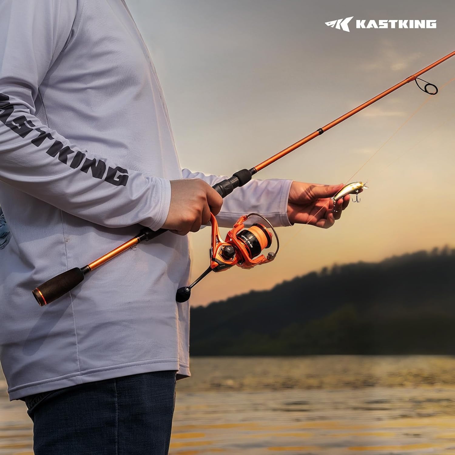 KastKing Spinning Fishing Reel, 17.6LBs Max Drag, 5.2:1, Ultra-Smooth Freshwater CNC Aluminum Spool-Lethal Blaze 3000