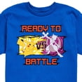 thumbnail image 3 of Pokémon - Pikachu Mewtwo Battle - Youth Short Sleeve Graphic T-Shirt, 3 of 5