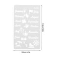 thumbnail image 2 of LOLIPPYY 20Pcs Engraving Stencil Templates with Transparent Plastic for Precise Drawing and Planner Layouts, 2 of 8