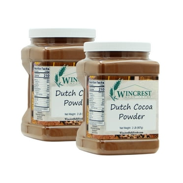 WinCrest Dutch Cocoa Powder - 2 Lb Tub (Pack of 2)