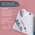 thumbnail image 2 of Pink Picasso Kits Paint by Number for Kids Ages 5-12  DIY 8x10 Beginners Kids Paint Set Color by Numbers Canvas Painting Kits  As Seen On Shark Tank & Oprah's Favorite Thing Olivia Owl, 2 of 8