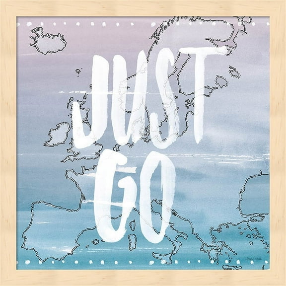 Metaverse Sara Zieve Miller 'World Traveler Just Go' Framed Art