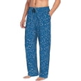 thumbnail image 2 of Xecao Blue Star Print Men's Straight Lounge Pajama Pants: The Ultimate in Comfortable Sleepwear, 2 of 9