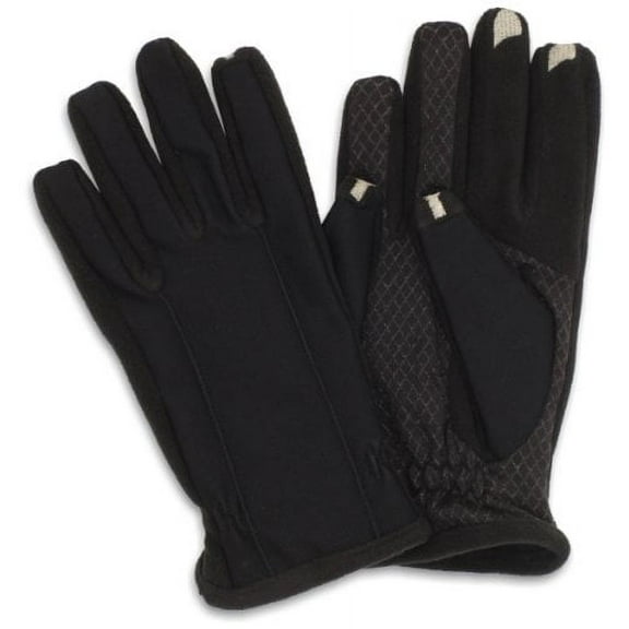 Isotoner Men's Smartouch Tech Stretch Gloves(LARGE)(MSRP $45.00)