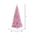 thumbnail image 2 of Vickerman 9' Pink Fir Slim Artificial Christmas Tree, Unlit, 2 of 3