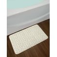 thumbnail image 2 of Dandelions Bath Mat, Floral Composition with Blowball Abstract Spring Season Illustration, Non-Slip Plush Mat Bathroom Kitchen Laundry Room Decor, 29.5 X 17.5 Inches, Beige Taupe Fern Green, Ambesonne, 2 of 2