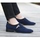 thumbnail image 4 of KAIYANG Zapatos casuales de lona para hombre, zapatos transpirables para hombre (azul, talla 38) 44 azul, 4 of 5