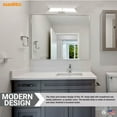 thumbnail image 4 of Sunlite LED Vanity Light Fixture, Color Temperature Selectable 3000K/ 4000K/ 5000K, Brushed Nickel, 4 of 7