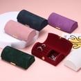 thumbnail image 4 of Caja de Joyería de Viaje Pequeña Uxcell, Caja para Anillos, Organizador de Almacenamiento de Joyería Portátil para Anillos, Collares, Pendientes, Regalo para Mujeres y Niñas con Caja de Regalo, Morado, 4 of 7