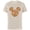 Natural, variant on Mickey Mouse Head and Ears Icon Fall Leaves - Short Sleeve Cotton T-Shirt for Adults - Customized-Athletic Heather
