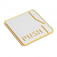 thumbnail image 3 of 4.7x4.7inch Toilet Sign Acrylic Restroom Identification Sign for Restaurant Style D, 3 of 9