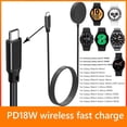 thumbnail image 2 of Mire el cable de carga rápida inalámbrico tipo C para Samsung Galaxy Watch5 / 5Pro / 4/3 Tmvgtek Componentes de la computadora, 2 of 8