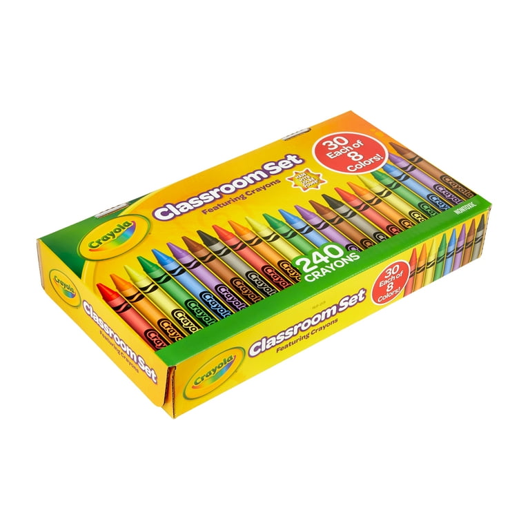 Colorations Extra Large Crayons, Great for Classroom, Easy for Little Hands  to Use