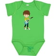 thumbnail image 3 of Inktastic Rock Boy, Brown Hair, Boy Playing Guitar In Band Boys Baby Bodysuit, 3 of 5