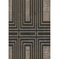 thumbnail image 1 of Ahgly Company Indoor Rectangle Patterned Mid Gray Novelty Area Rugs, 6' x 9', 1 of 6