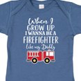 thumbnail image 4 of Inktastic Future Firefighter Like Daddy Boys Baby Bodysuit, 4 of 5