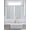 Blue, variant on Blue Palm Trees 2 Panel Kitchen Curtains for Windows, Summer Botanical Tropical Plants Bathroom Privacy Curtain, Home Décor Window Treatment for Bedroom/Living Room 55"x45"