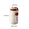thumbnail image 3 of Latrodar Mug Double Layer 450ML Vacuum Mini Insulated Mug 304 Stainless Steel Red Wine Mug Red Creative 3.6x3.6 Inch, 3 of 5