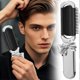 thumbnail image 2 of Travel Hair Brush with Builtin Mirror, Compact Folding Detangler for Women, Gym and Outdoor, 2 of 4