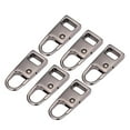 thumbnail image 1 of veasfak 6 PCS Zipper Pull Replacement Handle Mend Fixer Zipper Tab Zipper Sliders Zipper Grey S, 1 of 9