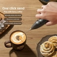 thumbnail image 6 of KRONDO Milk Frother Handheld, Rechargeable Milk Frother Handheld with 2 Detachable Stainless Steel Whisks, Adjustable Electric Whisk Foam Maker, Hand Mixer for Lattes, Cappuccino, Matcha, Egg, 6 of 8